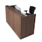 Officesource 42.50'' H, Modern Walnut, 71.00'' W X OSTYP77MW - alternate 2